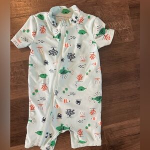 24 months zip up bathing suit-NWT